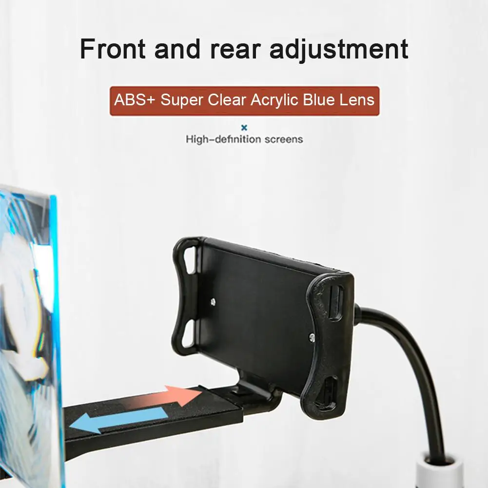 Мобильный телефон HD Проекционный Кронштейн регулируемый гибкий полный угол