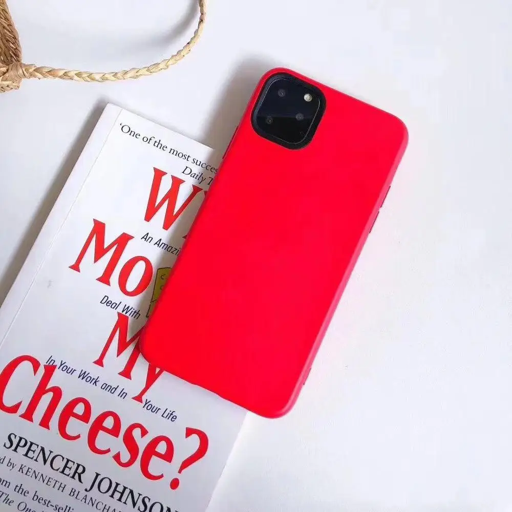 Жидкий цветной контрастный силиконовый iPhone11/11PRO/Apple x Чехол для мобильного телефона XS MAX/XR все включено мягкий чехол iPhone6/7/8 - Цвет: 5