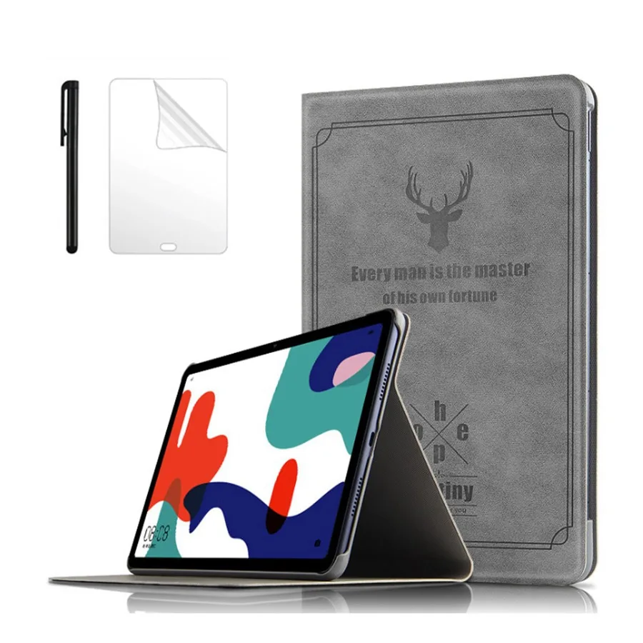 

Чехол с оленем для Huawei MatePad 11 дюймов, складная подставка для Huawei MatePad 11 2021DBY-W09, чехол для планшета + пленка
