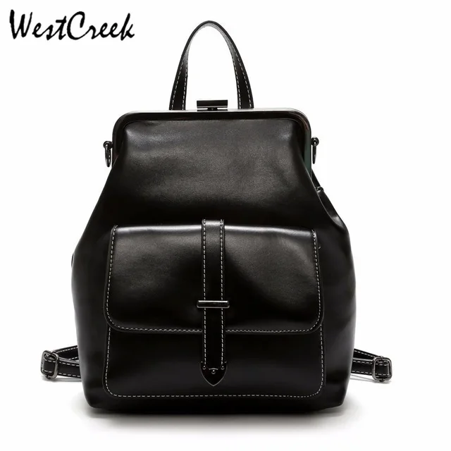 Женский винтажный рюкзак westкрик вместительный мягкий из искусственной кожи