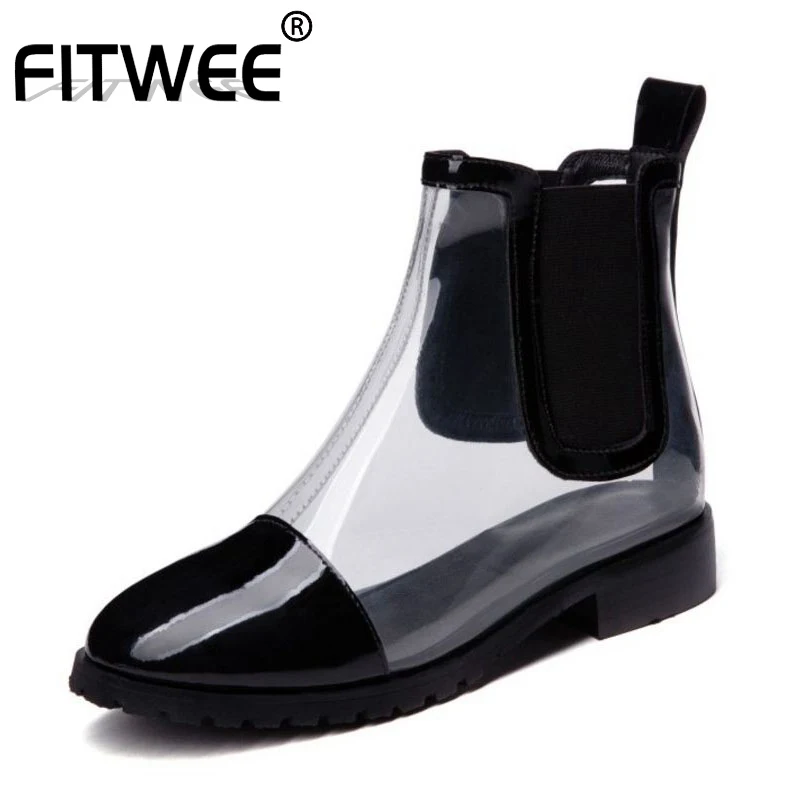 FITWEE размера плюс Большие размеры 32-46 женские зимние ботильоны 2019 Новинка весны