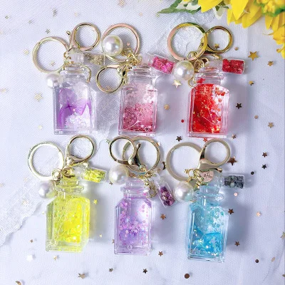 random 1pcs Милый креативный мини молочный брелок кокосовый чай напиток пузырь чай акриловый движущаяся жидкость капля масла декомпрессия ювелирные изделия подарок - Цвет: random 1pcs