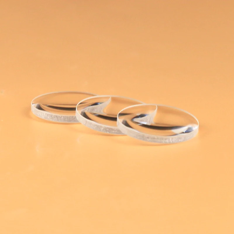 Оптическая двойная выпуклая линза диаметром 30 мм фокусное расстояние 100 K9