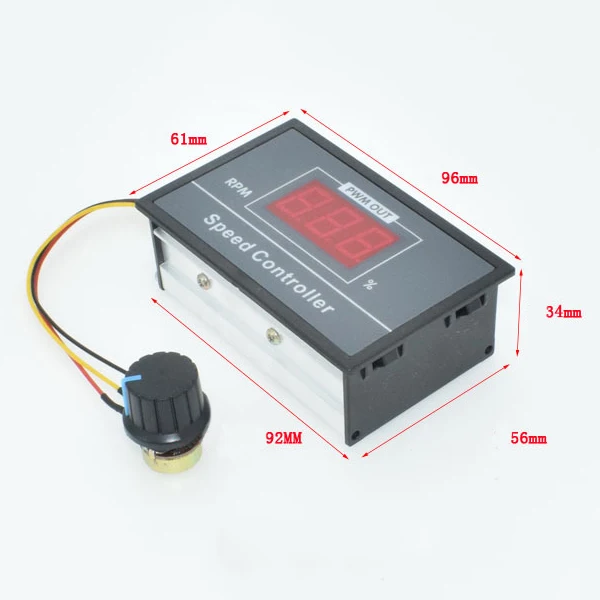 Цифровой регулятор скорости двигателя PWM 6 60V 30A с цифровым дисплеем I88 #1