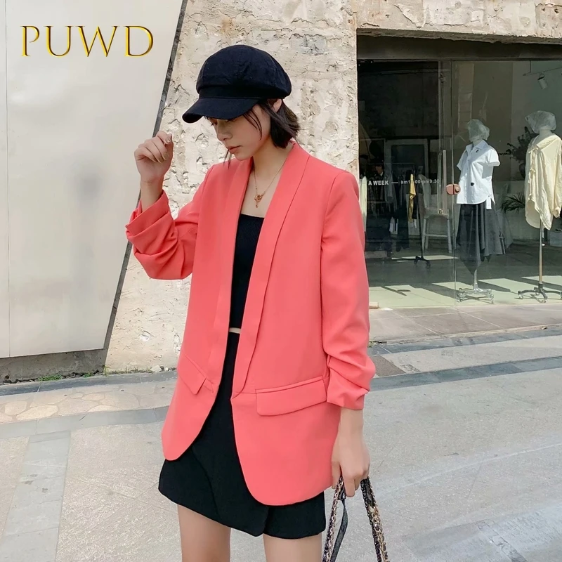 Новый маленький костюм на раннюю осень Женская куртка повседневный Модный |