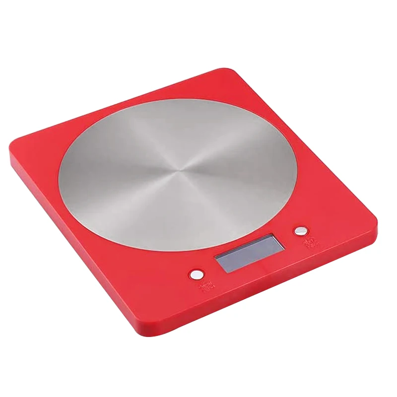 

11Lb/5Kg Electronic Digital Kitchen Cooking Food Scale with LCD Display,Slim Design,for Home,Kitchen,Christmas Gift-Red