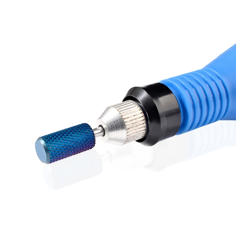 5 типов вольфрамовых карбидных заусенцев нанопокрытие сверла для ногтей синие