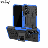 wolfsay cases for huawei nova 5t case nova 5t shockproof rubber hard pc defender armor cover for huawei nova 5t cover 6 26 inch