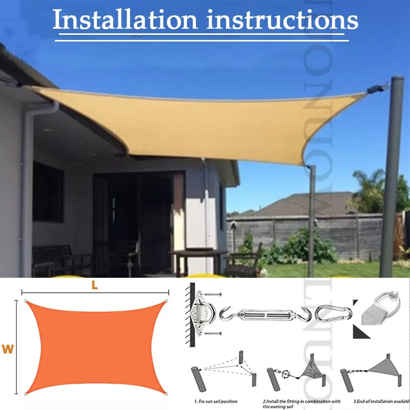 Аксессуары для установки солнцезащитных сетей солнцезащитный козырек