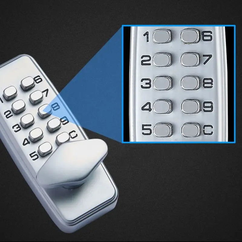 

Waterproof Mechanical Code Lock Fireproof Electronic Code Password Security Anti-theft Wardrobe Cabinet Home Improvement