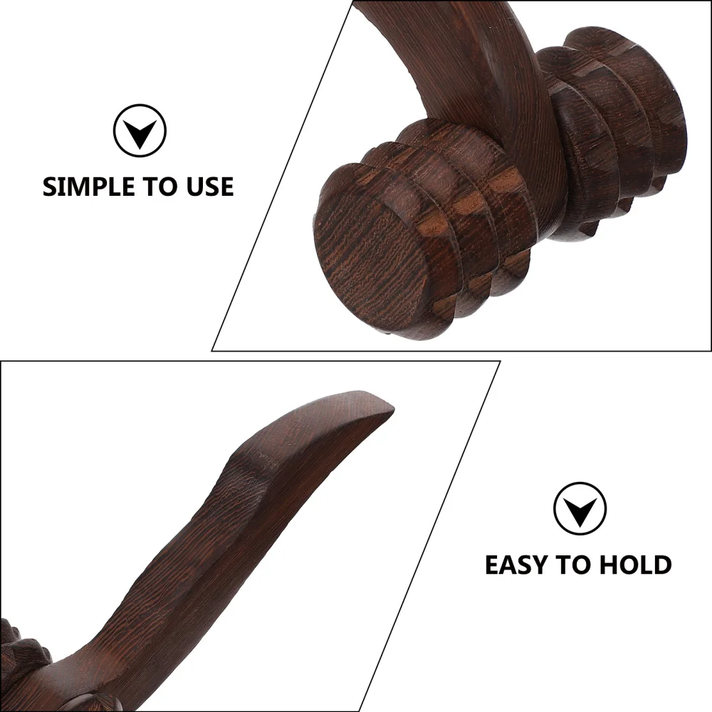 

Wooden Leg Roller Wheel Massager Handheld Leg Massager Leg Muscle Roller Tool