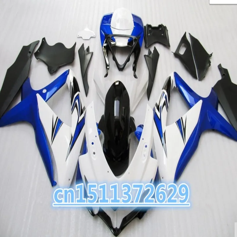 

Blue White Fairing Kit for SUZUKI A GSXR 600 750 08 09 10 K8 GSX-R 600 750 GSXR600 GSXR750 2008 2009 Motorcycle Fairings set