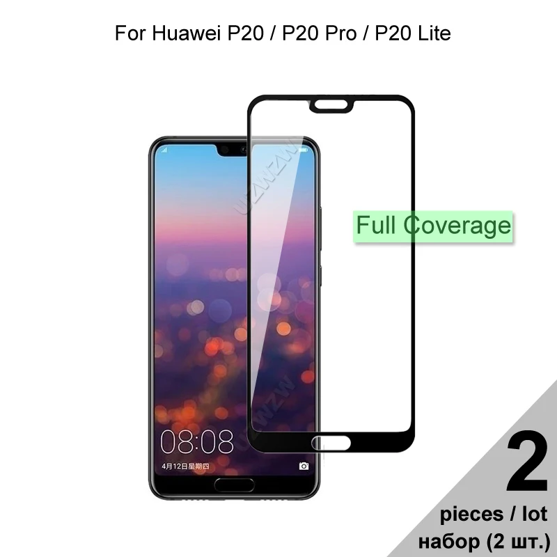 Защитное стекло для Huawei P20 Lite / Pro полное покрытие закаленное Lite|Защитные стёкла и