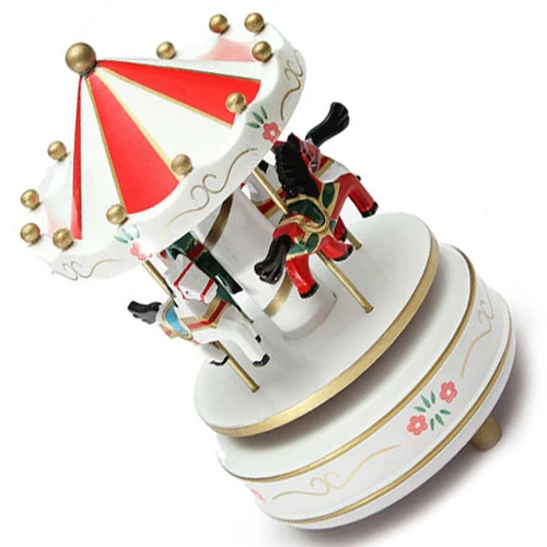 Музыкальная Карусель лошадь деревянная карусель музыкальная шкатулка игрушка