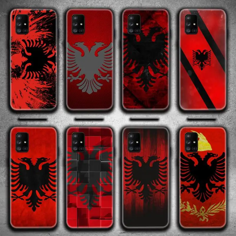 

Albania flag Phone Case For Samsung Galaxy A21S A01 A11 A31 A81 A10 A20E A30 A40 A50 A70 A80 A71 A51