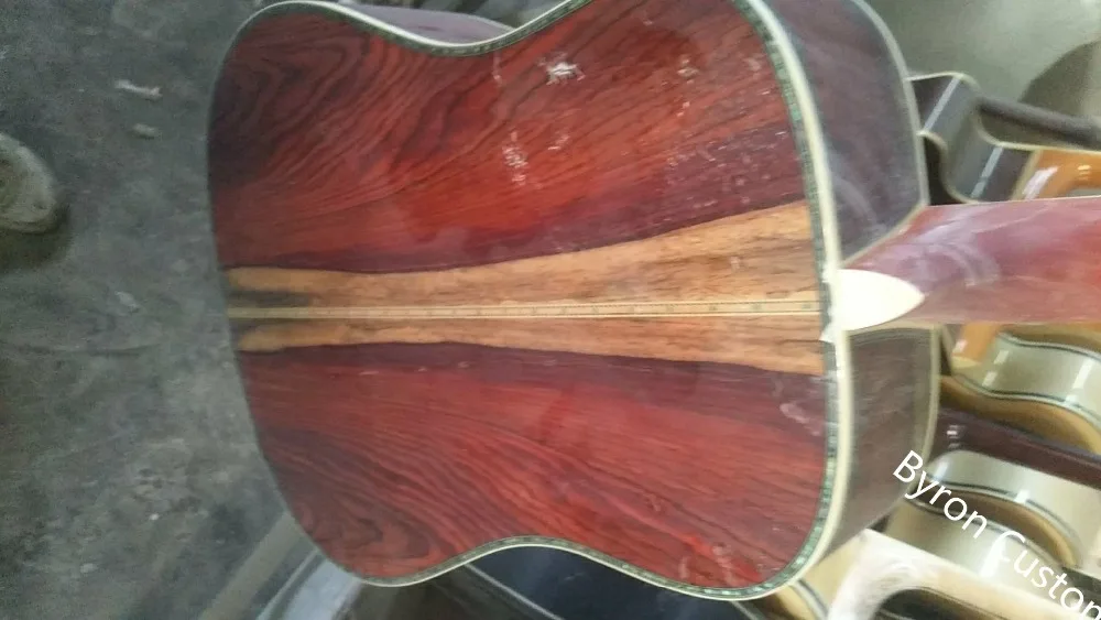AAAA все твердые пользовательские cocobolo дерево Дредноут тела D стиль акустическая электрогитара