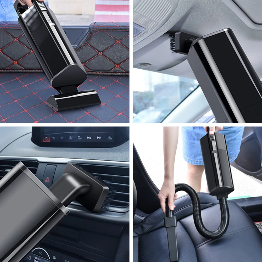 Беспроводной автомобильный пылесос для сухой и влажной уборки 120 Вт 6 кПа|Пылесос|