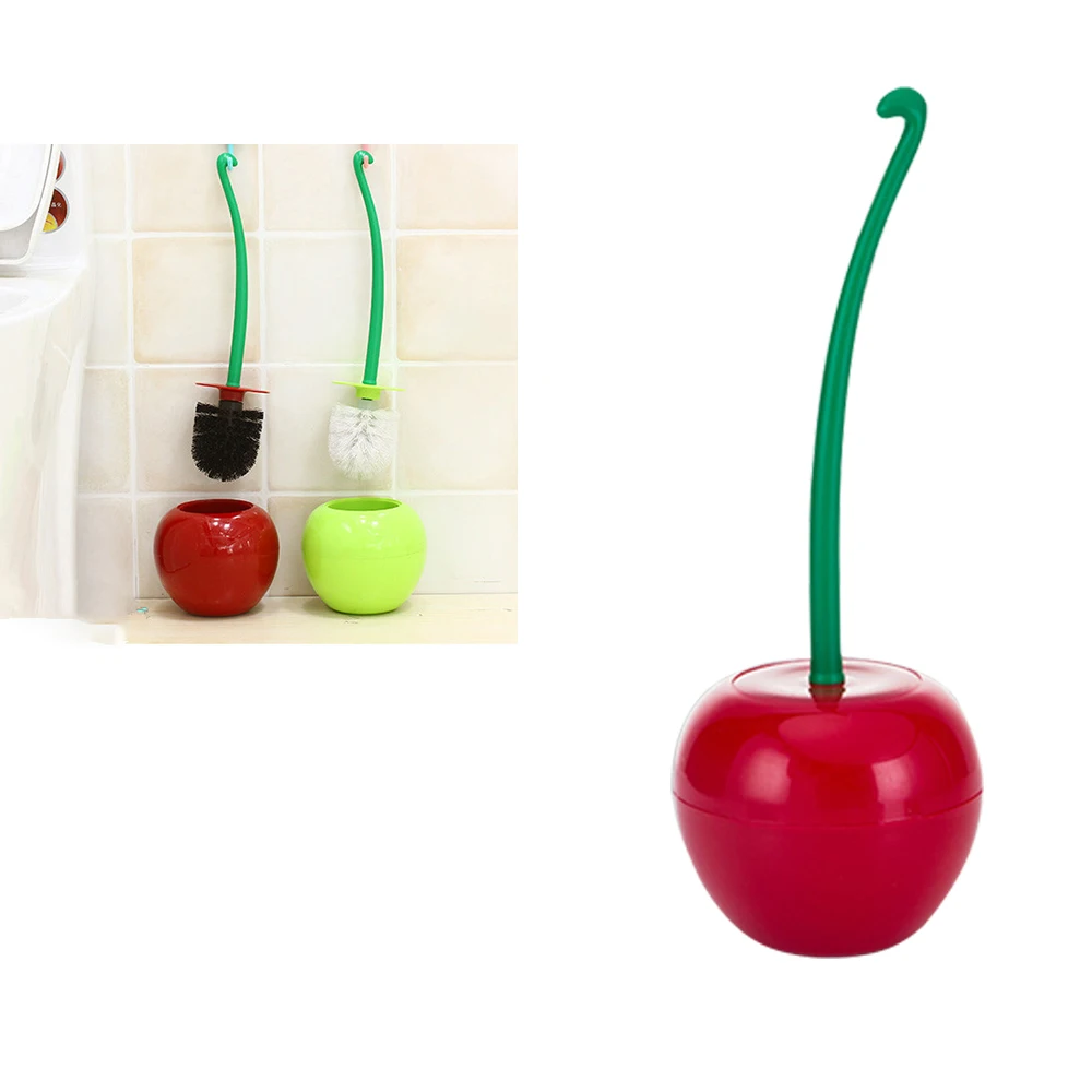 Щетка для туалета прекрасный в форме вишни Чистый инструмент очиститель питания