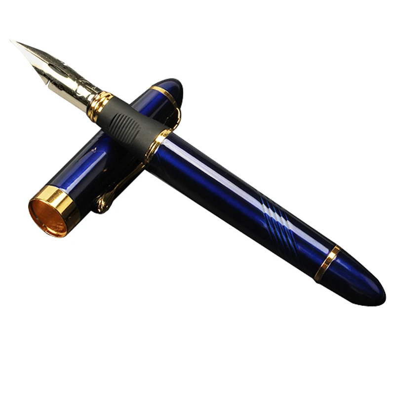Screw pattern blue Jinhao G перо металлическое модифицированное Caneta каллиграфия круглый корпус цветок корпус английская перьевая ручка канцелярские принадлежности заменитель dip Ручка 450/599 - Цвет: Screw pattern blue