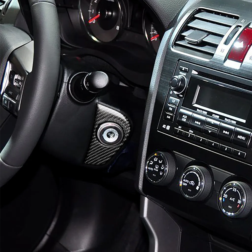 Наклейка из углеродного волокна декоративная наклейка зажигания для Subaru Forester 15