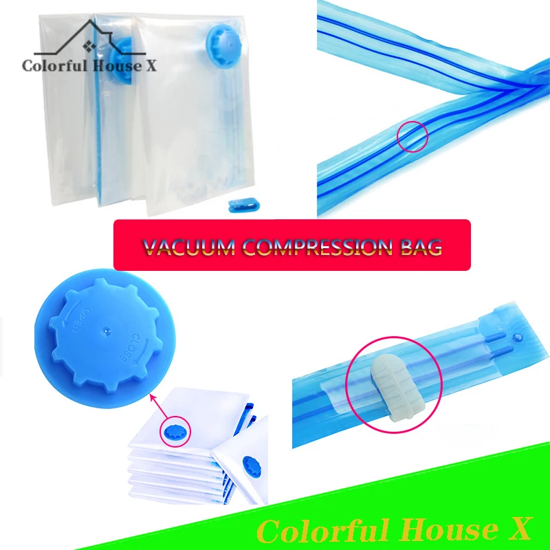 Прозрачный вакуумный компрессионный мешок для откачки уличный дорожный