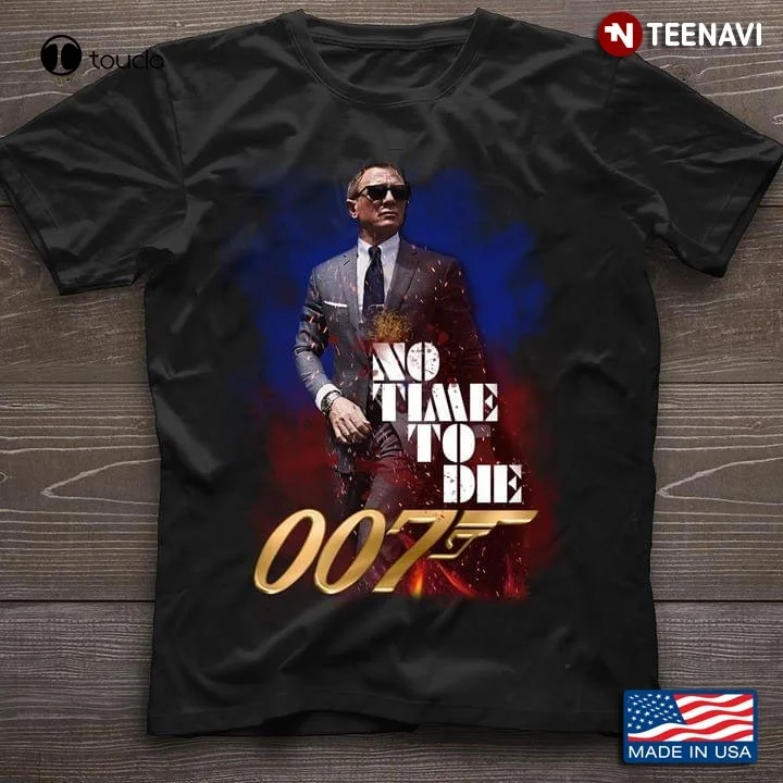 

Футболка унисекс с цифровым принтом Джеймс Бонд No Time To Die 007
