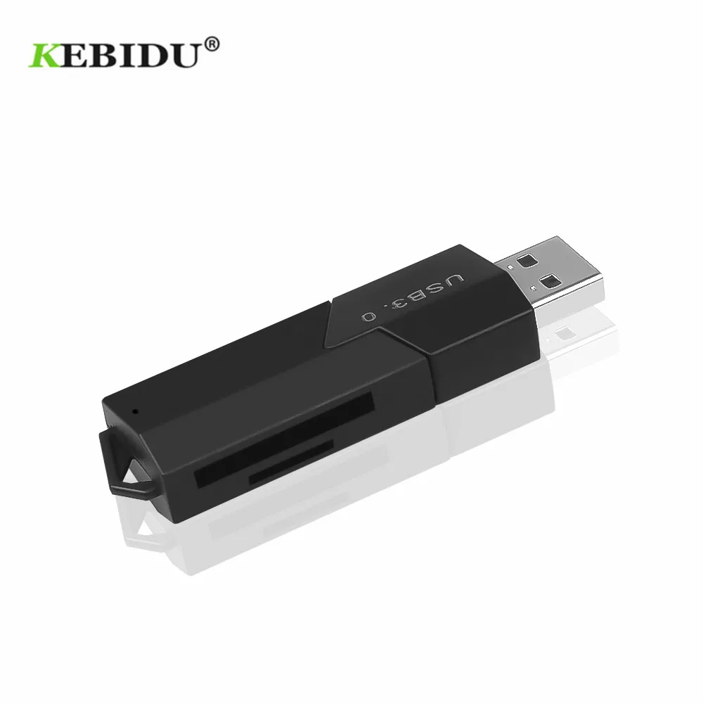 KEBIDU Многофункциональный Кардридер высокоскоростной USB 3 0 Micro SD SDXC T-Flash TF кардридер