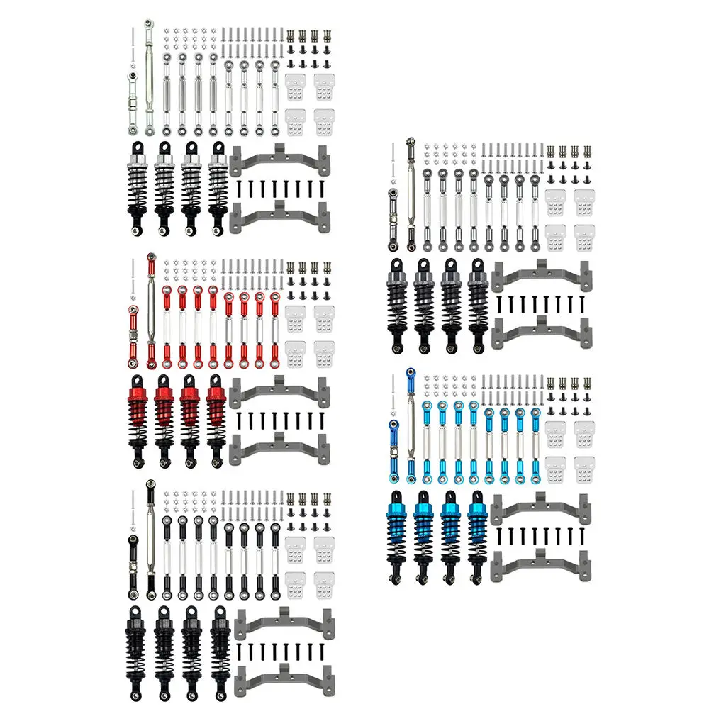 

RC Car Spare Parts Tie Rod Shock Absorber Tie Rod Seat Shock Bracket 1/12 Scale for MN Car Hobby Modification Replacement