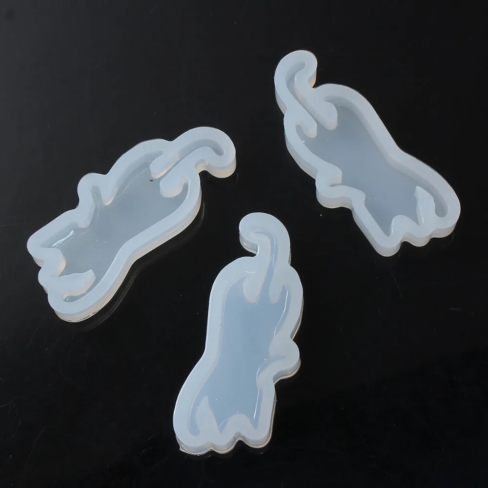 

1PC Silicone Resin Mold For Jewelry Making Cat Animal Style Resin Silicone Moulds handmade Craft Epoxy DIY Findings 50mm x 22mm