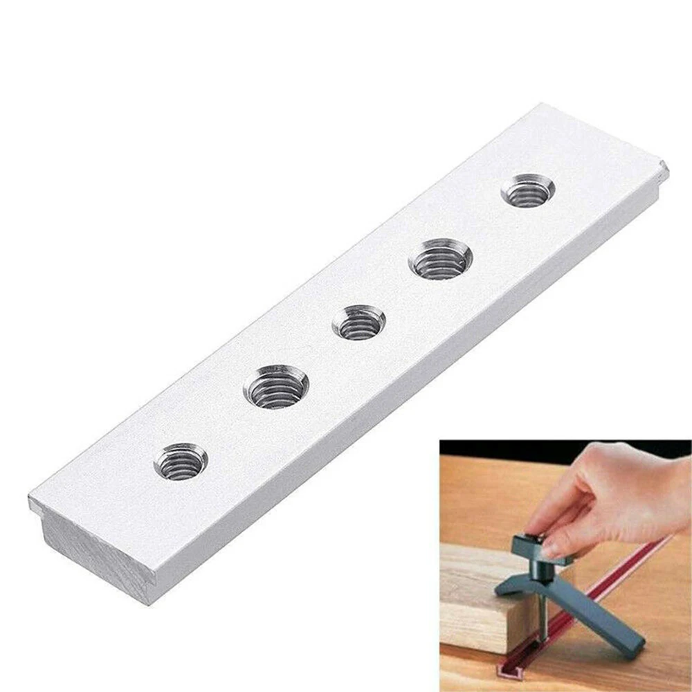 

Clamp T-Slot Workshop Repair Measuring Tool 2pcs Aluminium Alloy T-Track