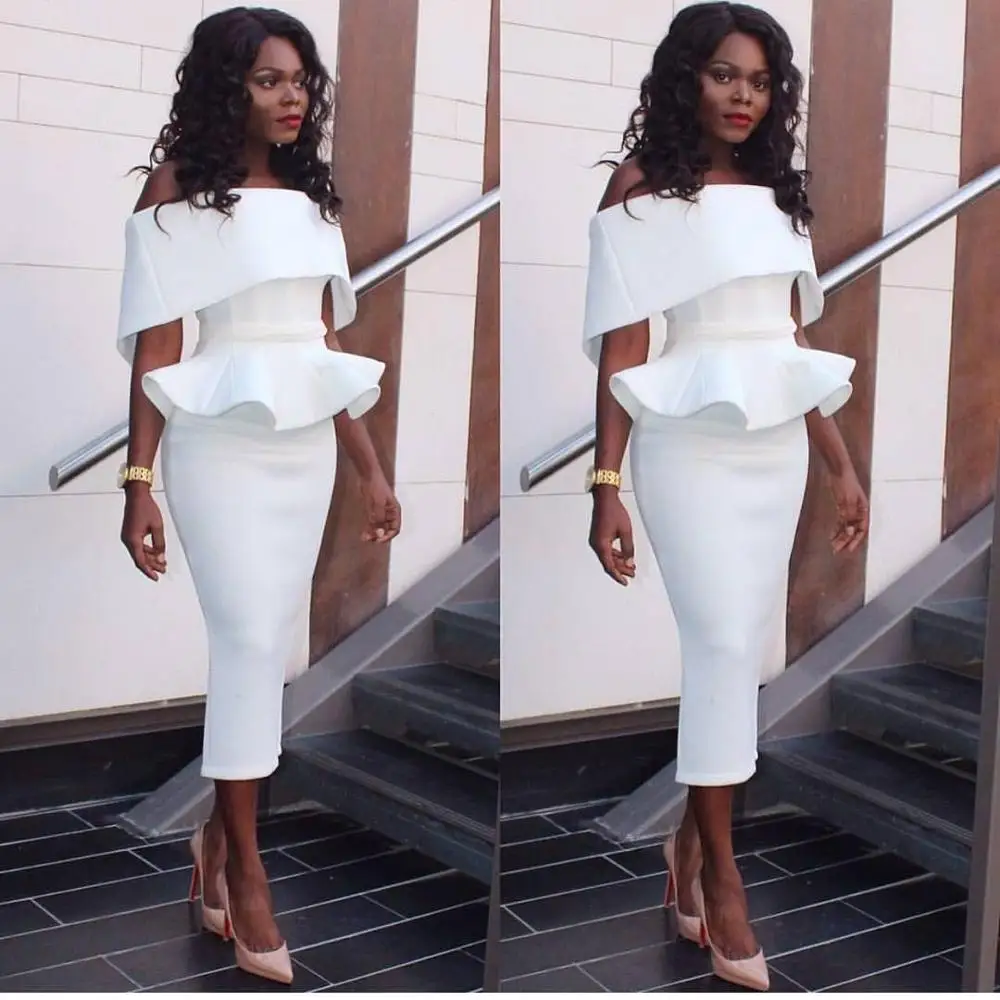 Сексуальное платье с открытыми плечами миди оборками 2021 Новое Женское Тонкое