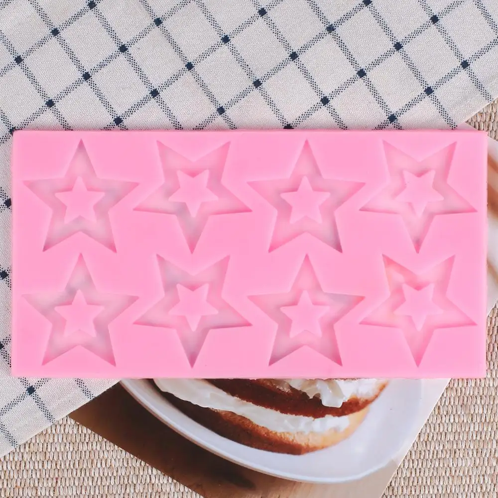 Силиконовая форма для торта в виде пятиконечной звезды инструменты украшения
