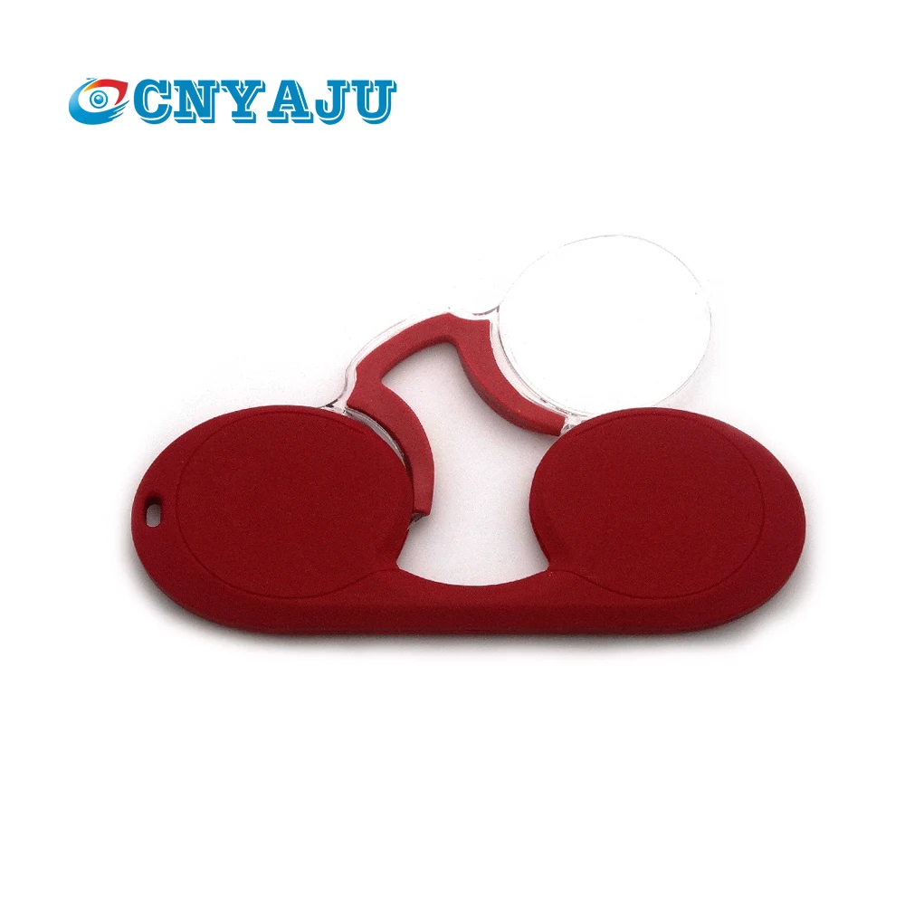 

Clip Reading Glasses Men Women Mini Ultralight SOS Wallet Older Optics With Box Oculos De Grau Folding Glasse