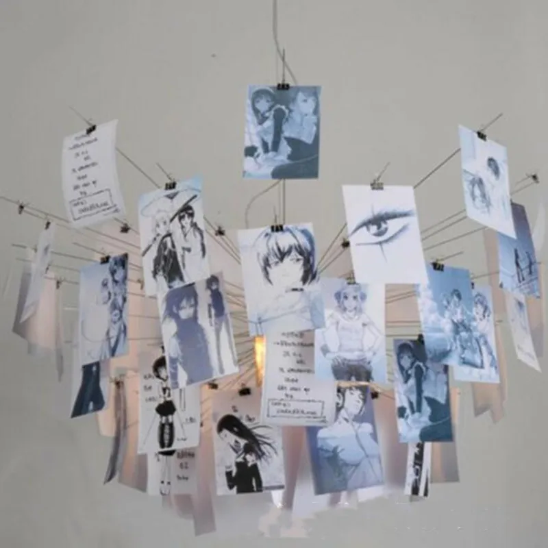 

Modern Dia 47.24" Ingo Zettel'z 5 Paper Zettel Pendant Lamp Suspension for Bedroom Dinning Room Living Room Pendant Light PA0062