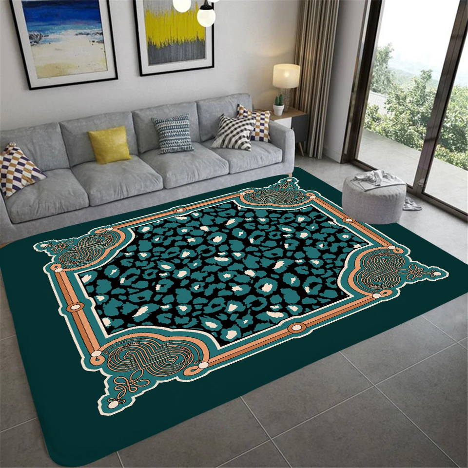 

Modern Geometric Print Carpet for Living Room Sofa Area Rugs Decor Anti-slip Washable Bedroom Bedside Floor Mat Home Carpets