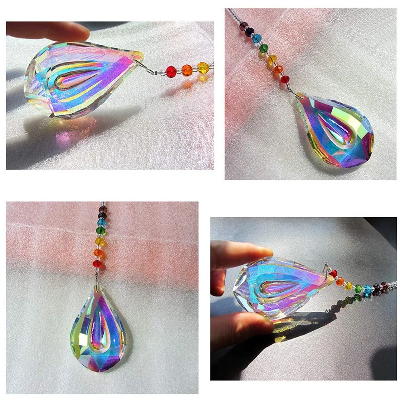 

Sun Catcher Feng Shui Crystals Window Large Ab Drop Prism Home Decoration