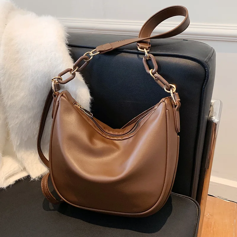 

Autumn and Winter Retro Handbag 2021 New Fashion Casual Lady Messenger Bag High Sense of All-match Single-shoulder Armpit Bag