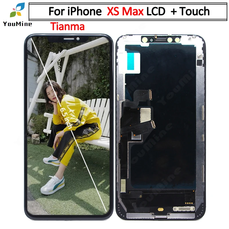 for tianma lcd Для iPhone XS Max A1921 ЖК-дисплей сенсорный экран дигитайзер A1921 A2101 A2102 A2104 сборка Замена для iPhone XS Max ЖК - Цвет: for tianma lcd