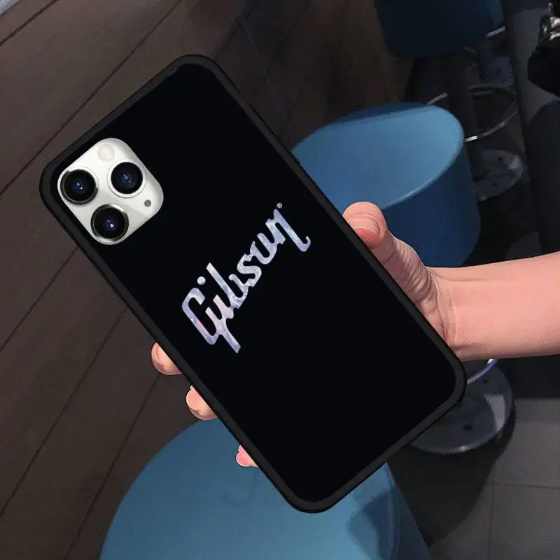 

Gibson Guitar cool Musical instrument Phone Case for iPhone 11 12 pro XS MAX 8 7 6 6S Plus X 5S SE 2020 XR shell cover funda