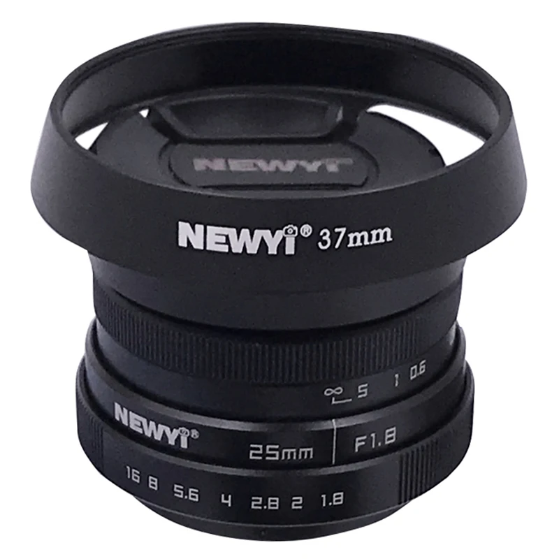 Newyi 25 мм F/1 8 Cctv Мини объектив для всех Pentax Pq крепление Mirro камера и Бленда адаптер 7