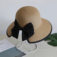 2020 fashion sun hat big wide brim beach hat handmade straw cap girls sun hat summer hats women chapeu