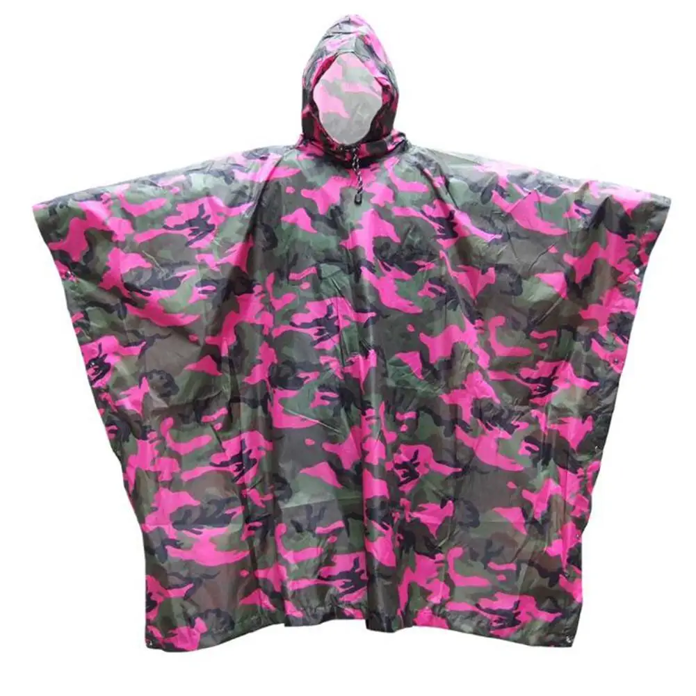 Kuulee Открытый Пешие прогулки взрослый Камуфляжный плащ многоцелевой велосипед