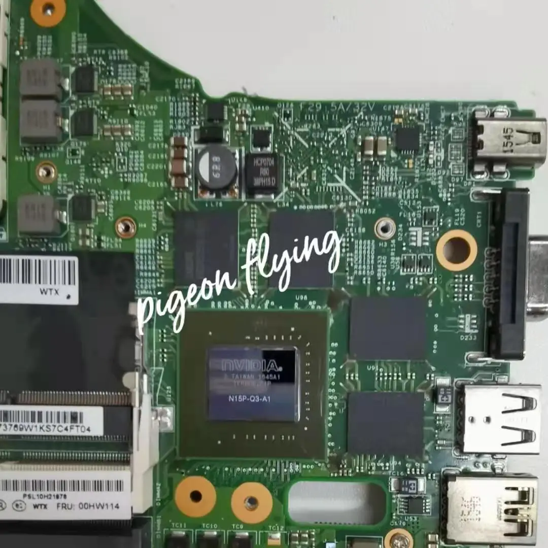 Материнская плата для ноутбука Thinkpad W541 W540 Q3 AMT yTPM 12291 2 48 4l013. 021 FRU 00HW114 00HW146 100% ТЕСТ ОК
