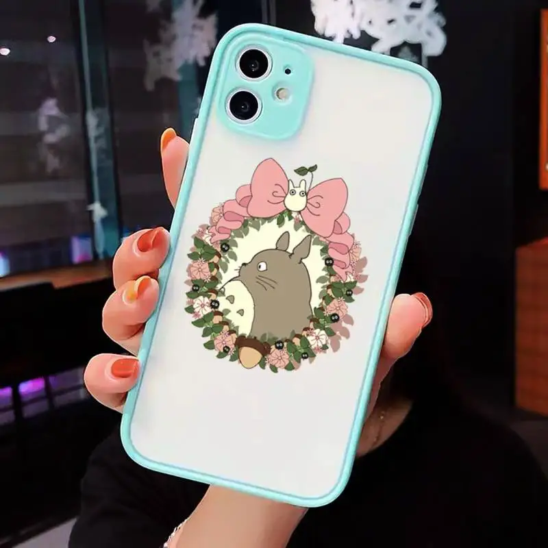 

Spirited Away Phone Cases Matte For iPhone 12 Mini 11 Pro XR XS Max 7 8 Plus X Hard PC Back Cover