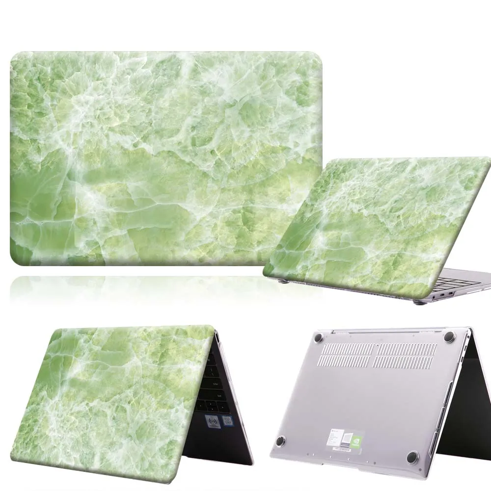 

Jade Green Marble Pattern Laptop Case For MateBook 13/13 AMD Ryzen/14/D14/D15/X 2020/X Pro/Pro 16.1/Honor MagicBook 14/15