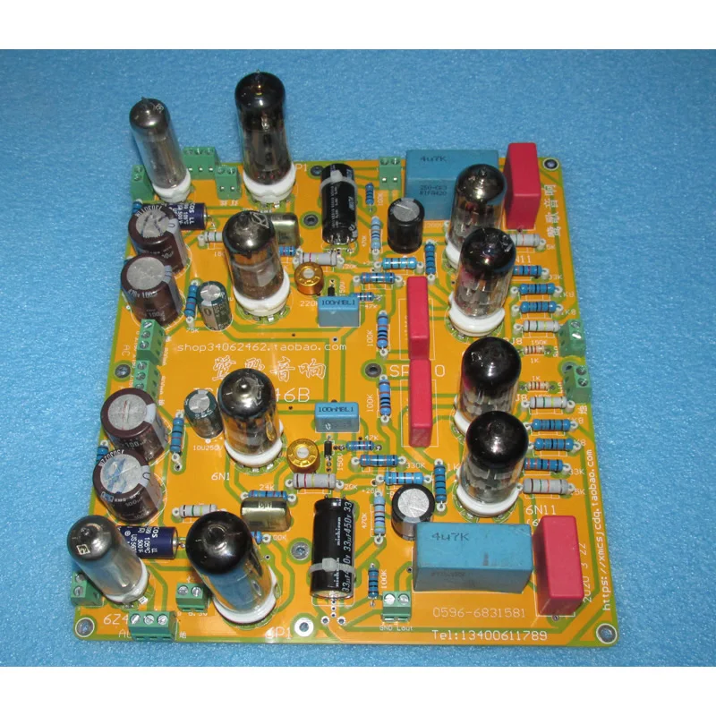 

Audio Research SP-10 6DJ8 (6N11) bile preamp classic circuit board JCDQ146B, dual mono left and right symmetrical design
