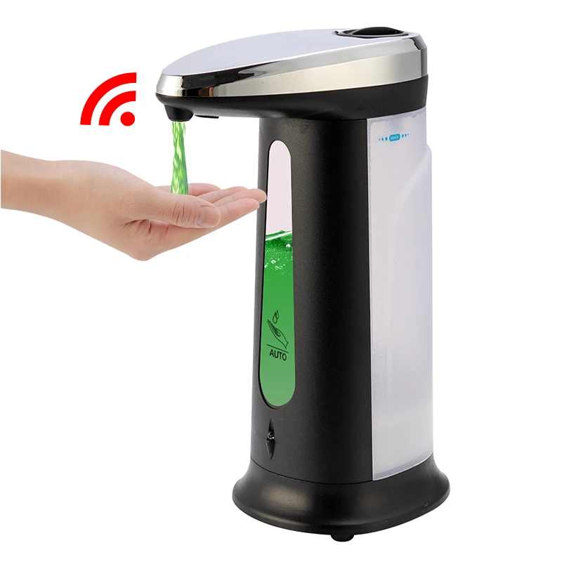 

Touchless Liquid Soap Dispenser Smart Sensor Hands-Free Automatic Soap Dispenser Pump For Bathroom Kitchen 400ML