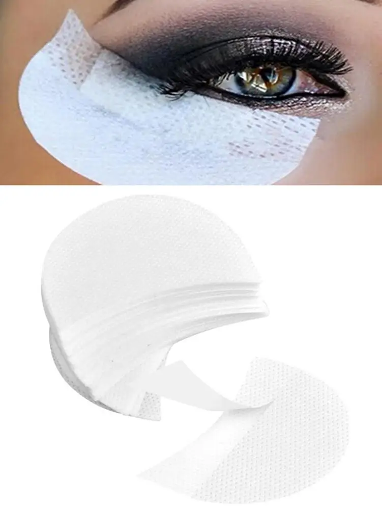 50 шт. в форме полумесяца тени для век щиты удаления ресниц Красота наращивание