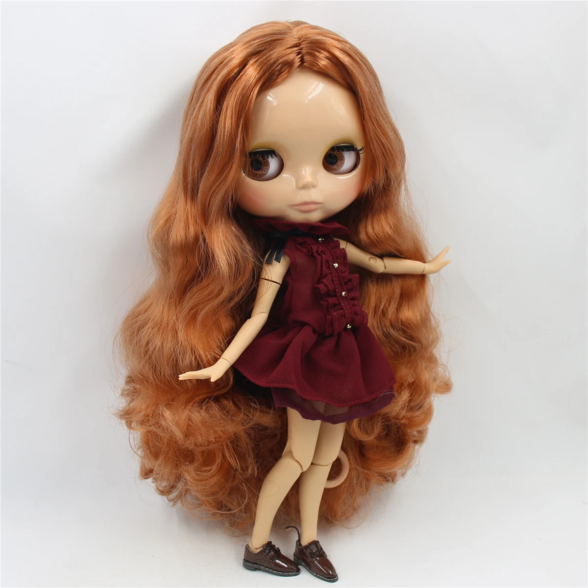 Ледяной DBS Blyth кукла 1/6 bjd загар кожа vermeil длинные волосы сустав тела 30 см игрушка |