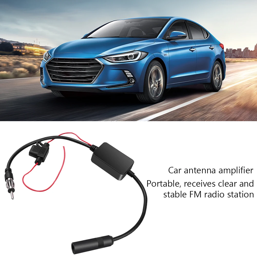 Автомобильная стереосистема FM &amp AM антенна радиосигнала усилитель сигнала